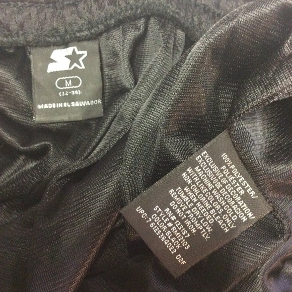 Star Men’s Black Drawstring Basketball Shorts - Picture 8 of 8